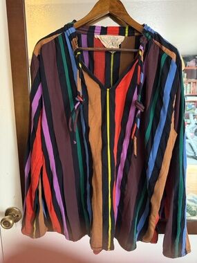 Multicolor Striped Women’s Shirt